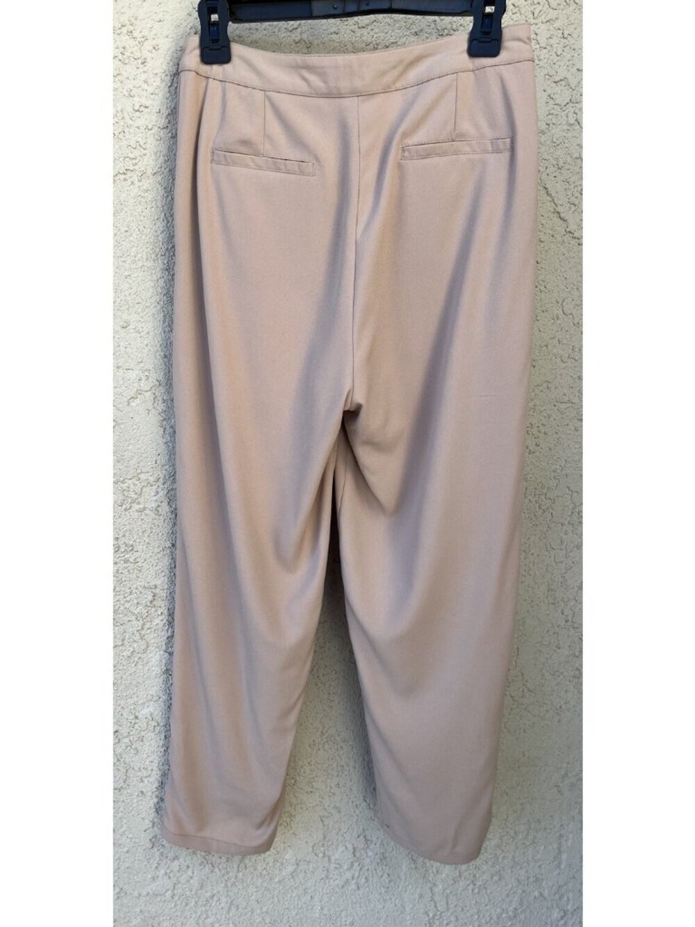 Very J Nasty Gal Womens Burgundy Pleated Tapered Pants S High Rise Career - Picture 5 of 7